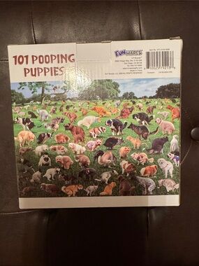 101 Pooping Puppies Puzzle by Funwares - Colorful Puppy Scene